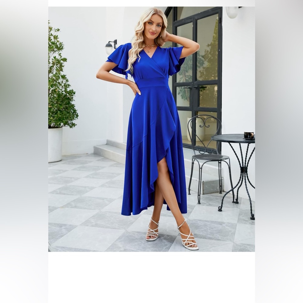 Long Blue Formal Dress